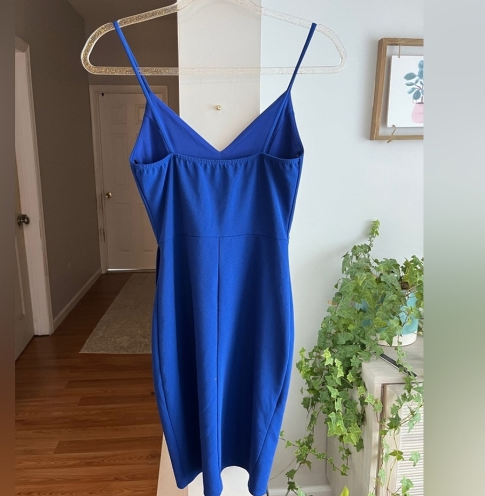 Lulus Forever Your Girl Royal Blue Bodycon Party Dress XS - Picture 8 of 12